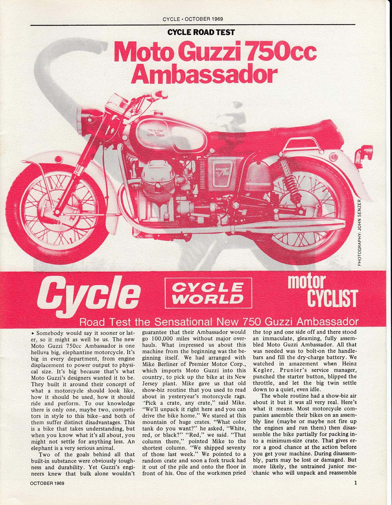 1972 moto guzzi ambassador